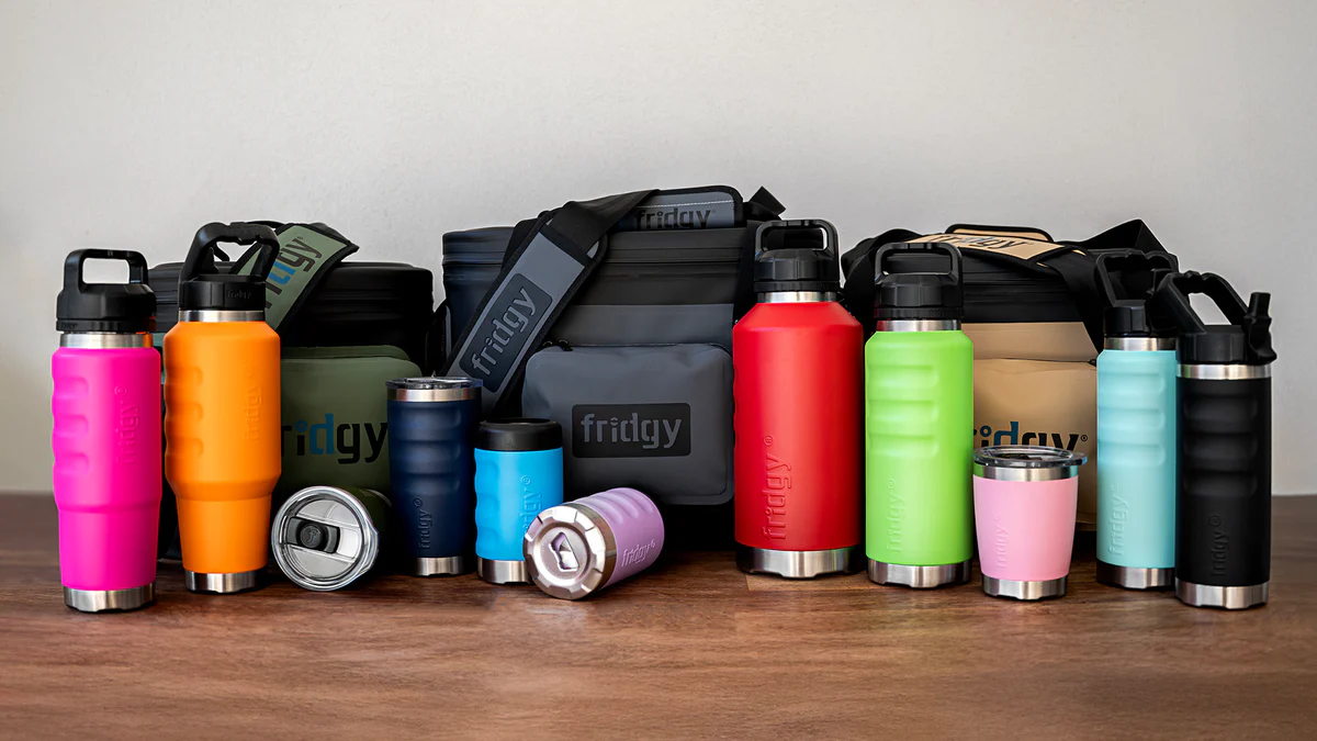 Fridgy Insulated Bottles and Tumblers Range - TJM Karratha Store